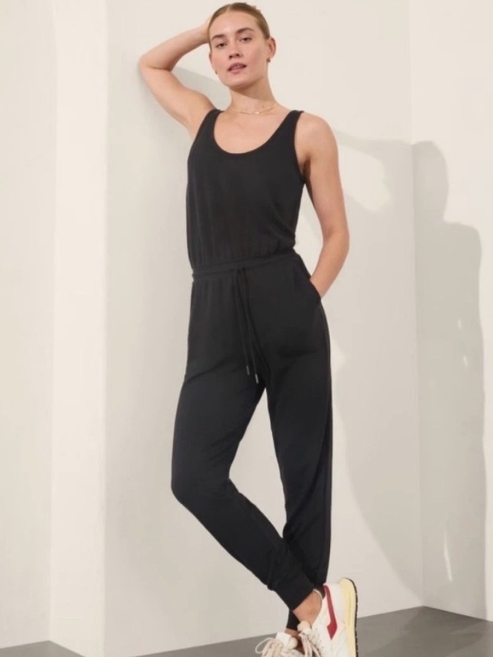 Athleta Balance Jumpsuit Black Size S